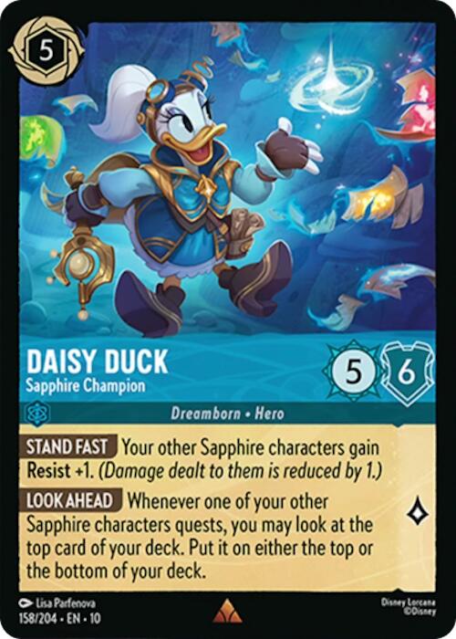 Daisy Duck - Sapphire Champion (158/204) [Whispers in the Well] | Devastation Store