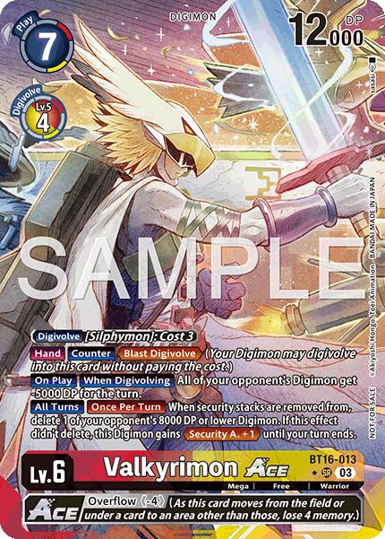 Valkyrimon ACE (Winner) [Hackers' Slumber Release Event Cards] | Devastation Store
