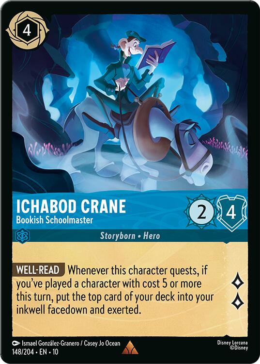 Ichabod Crane - Bookish Schoolmaster (148/204) [Whispers in the Well] | Devastation Store