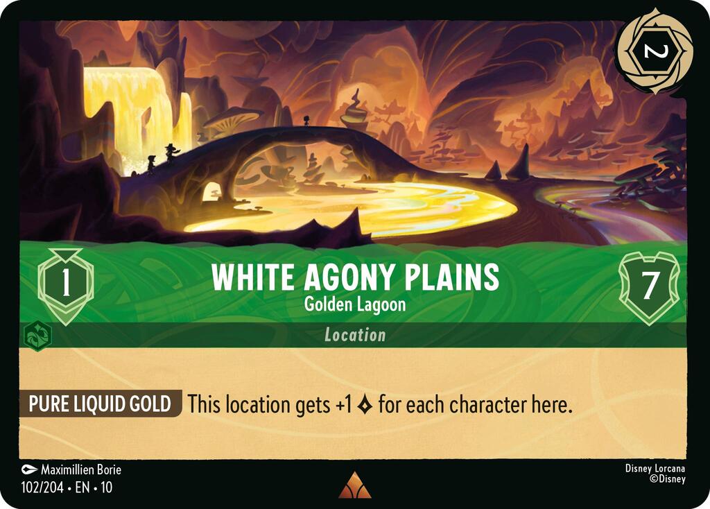 White Agony Plains - Golden Lagoon (102/204) [Whispers in the Well] | Devastation Store