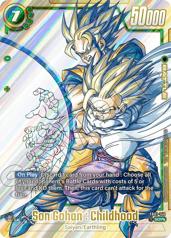 Son Gohan : Childhood (FB01-140) [Manga Booster 02] - Devastation Store | Devastation Store