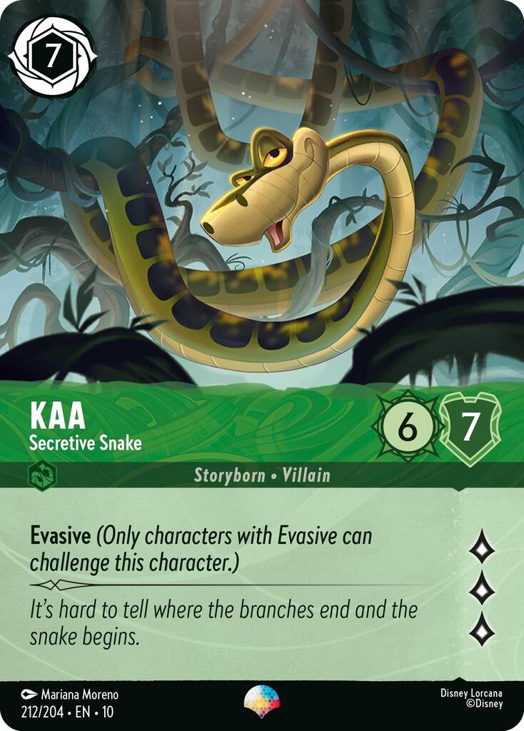 Kaa - Secretive Snake (Epic) (212/204) [Whispers in the Well] | Devastation Store