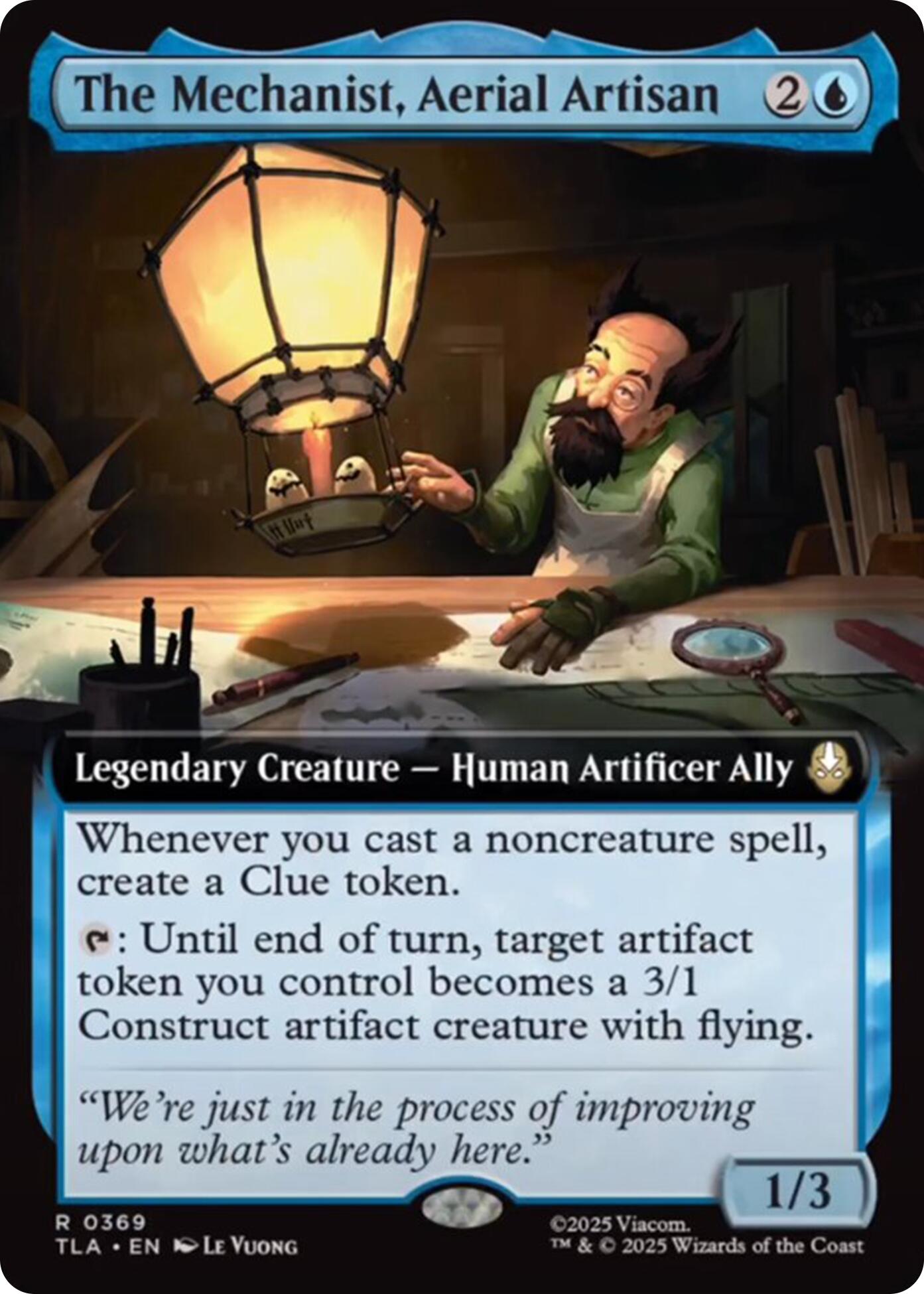 The Mechanist, Aerial Artisan (Extended Art) [Avatar: The Last Airbender] | Devastation Store