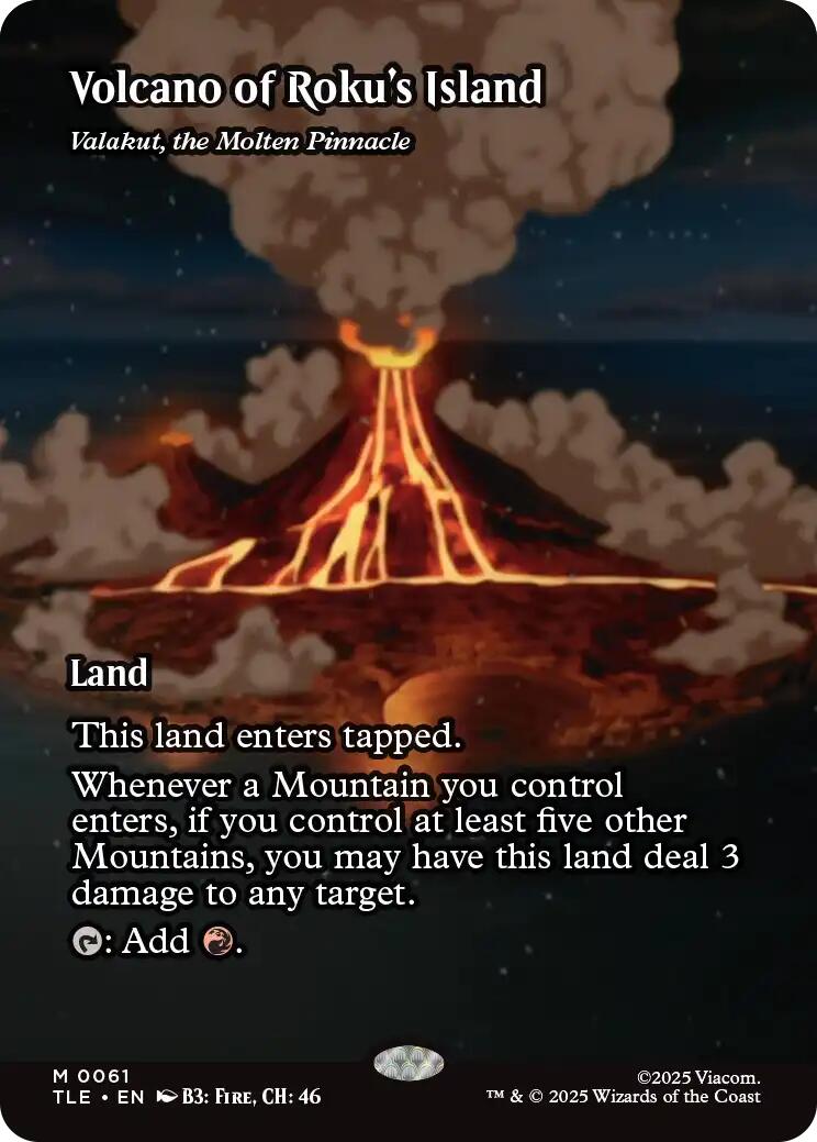 Volcano of Roku's Island - Valakut, the Molten Pinnacle [Avatar: The Last Airbender: Eternal-Legal] | Devastation Store