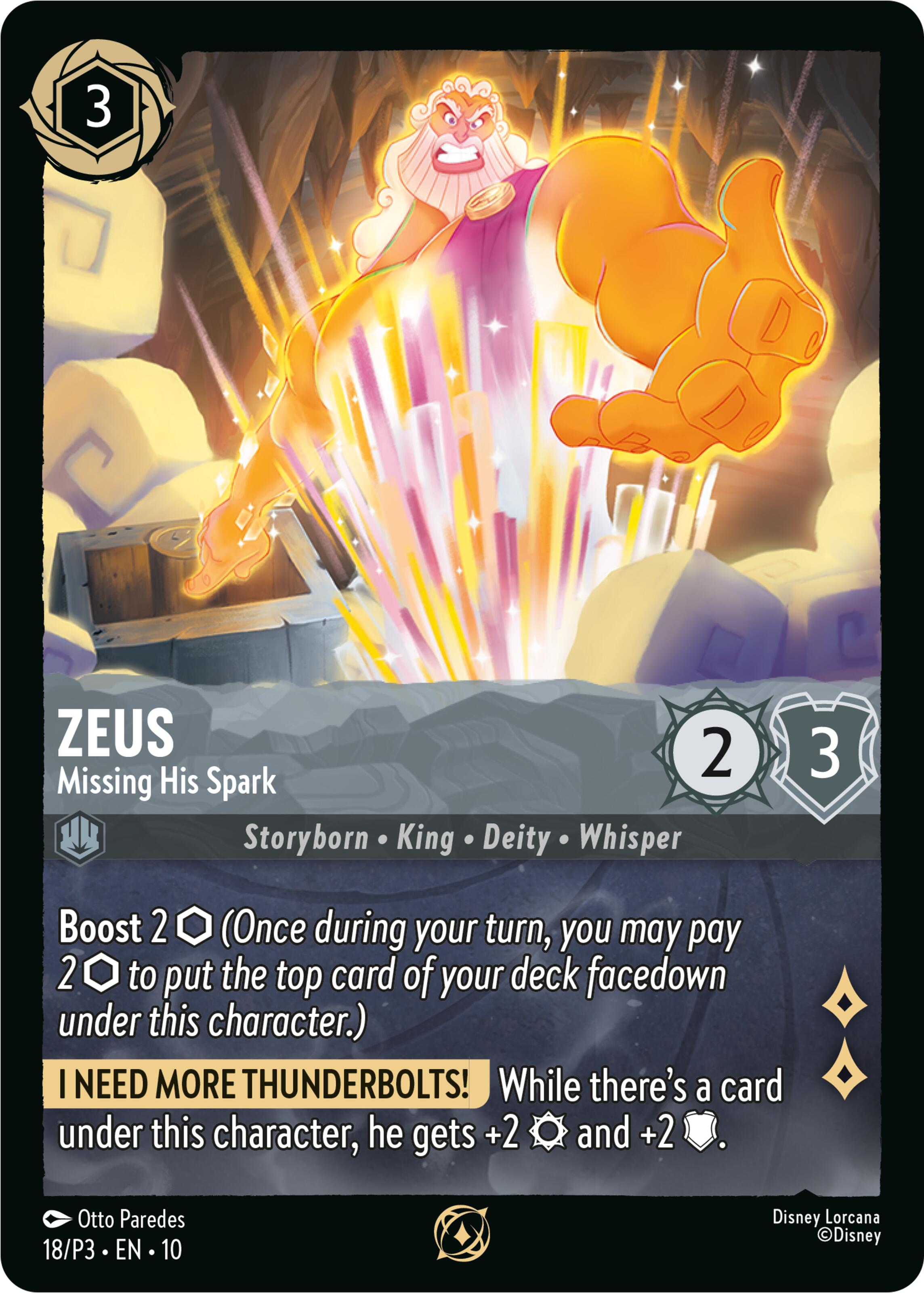 Zeus - Missing His Spark (18) [Promo Cards] | Devastation Store