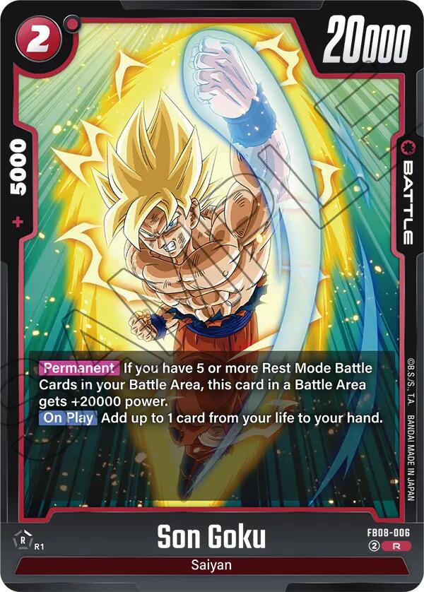 Son Goku (FB08-006) [Saiyan's Pride] | Devastation Store