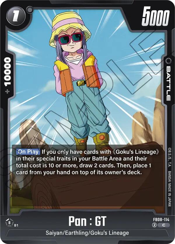 Pan : GT (FB08-114) [Saiyan's Pride] | Devastation Store