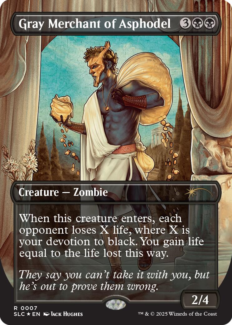 Gray Merchant of Asphodel (Halo Foil) [Secret Lair Countdown Kit] | Devastation Store