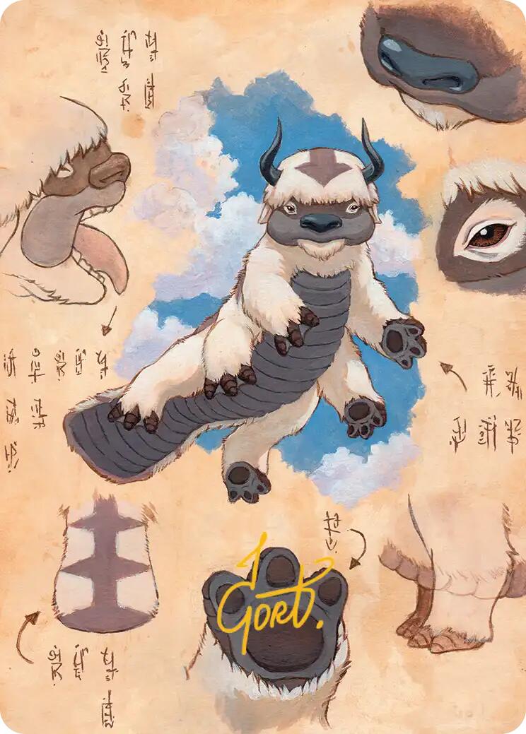 Appa, Steadfast Guardian Art Card (Gold-Stamped Signature) [Avatar: The Last Airbender Art Series] | Devastation Store