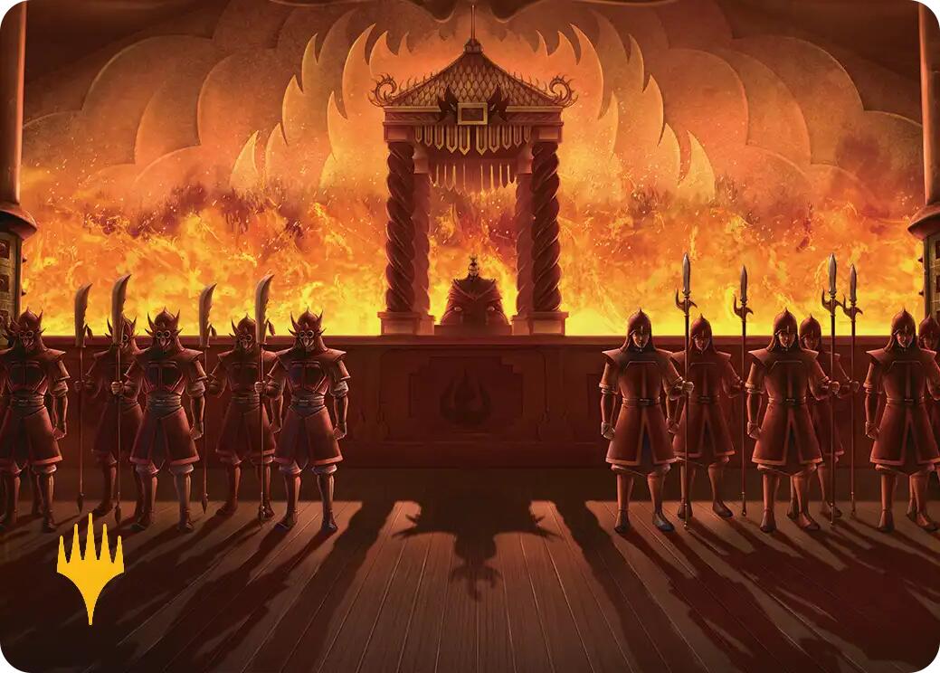 Fire Lord Ozai Art Card (Gold-Stamped Planeswalker Symbol) [Avatar: The Last Airbender Art Series] | Devastation Store