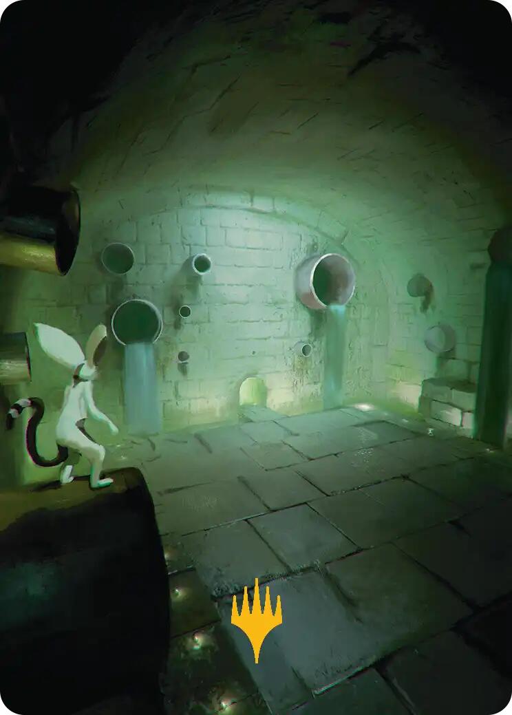 Swamp Art Card (Gold-Stamped Planeswalker Symbol) [Avatar: The Last Airbender Art Series] | Devastation Store