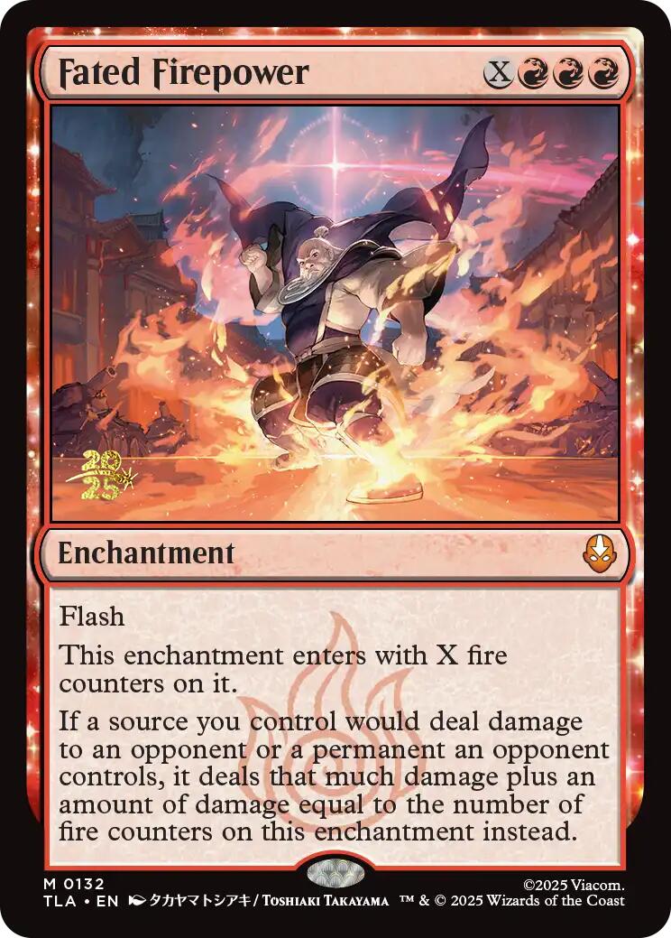 Fated Firepower [Avatar: The Last Airbender Prerelease Cards] | Devastation Store
