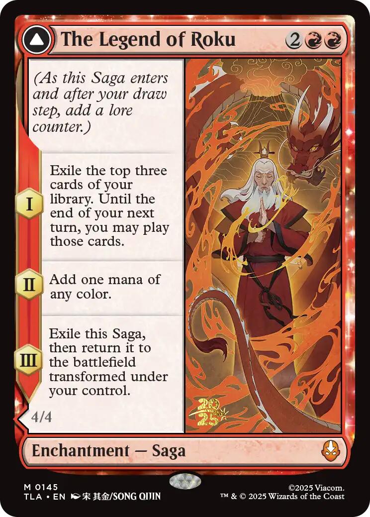 The Legend of Roku [Avatar: The Last Airbender Prerelease Cards] | Devastation Store