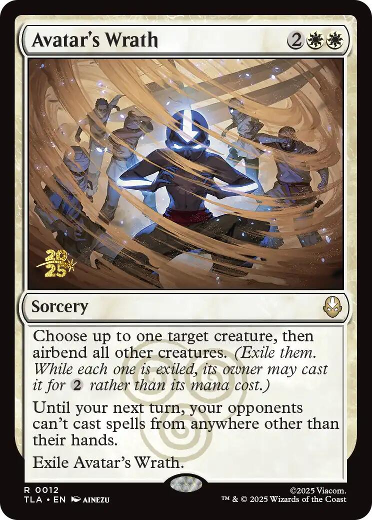 Avatar's Wrath [Avatar: The Last Airbender Prerelease Cards] | Devastation Store