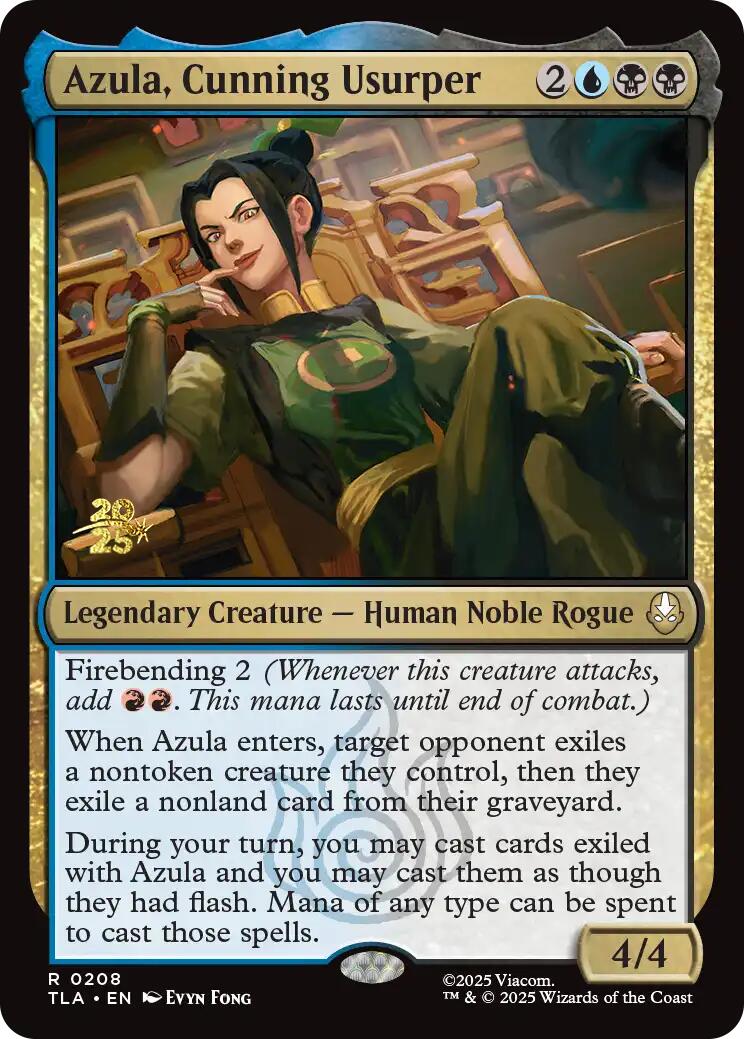 Azula, Cunning Usurper [Avatar: The Last Airbender Prerelease Cards] | Devastation Store
