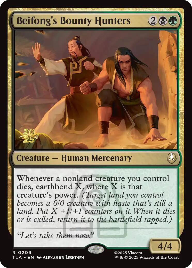 Beifong's Bounty Hunters [Avatar: The Last Airbender Prerelease Cards] | Devastation Store