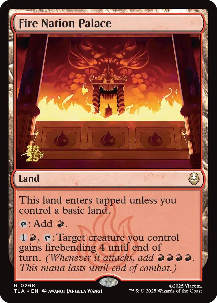 Fire Nation Palace [Avatar: The Last Airbender Prerelease Cards] | Devastation Store