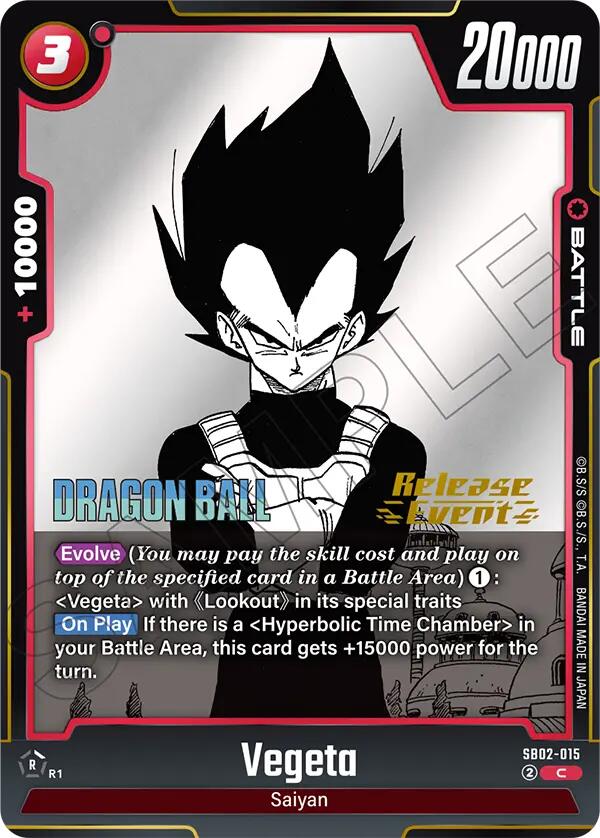 Vegeta (SB02-015) [Manga Booster 02 Release Event Cards] | Devastation Store