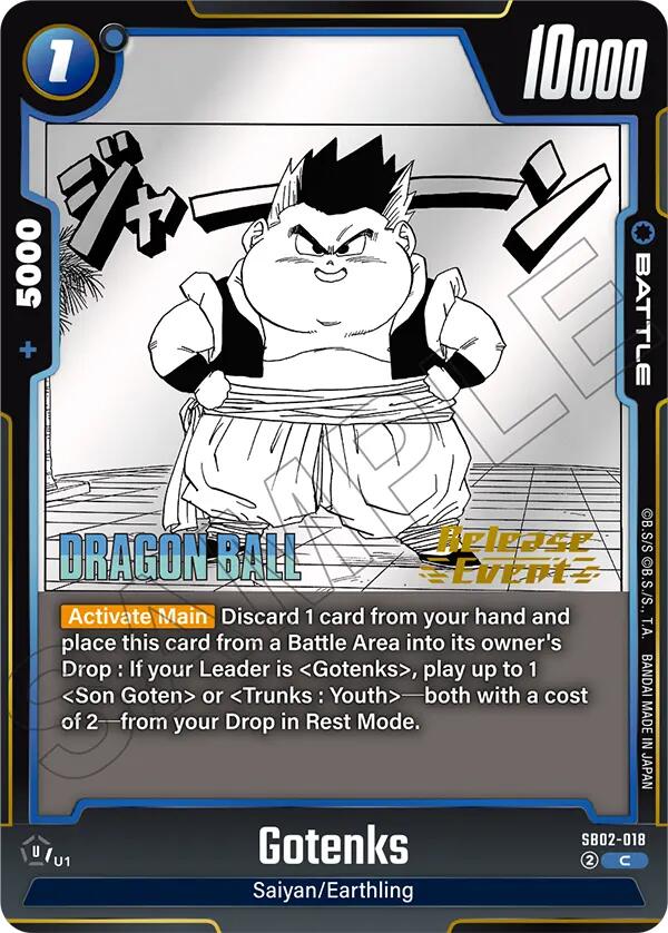 Gotenks (SB02-018) [Manga Booster 02 Release Event Cards] | Devastation Store