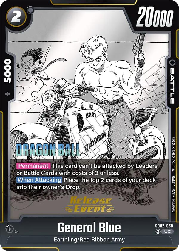 General Blue [Manga Booster 02 Release Event Cards] | Devastation Store