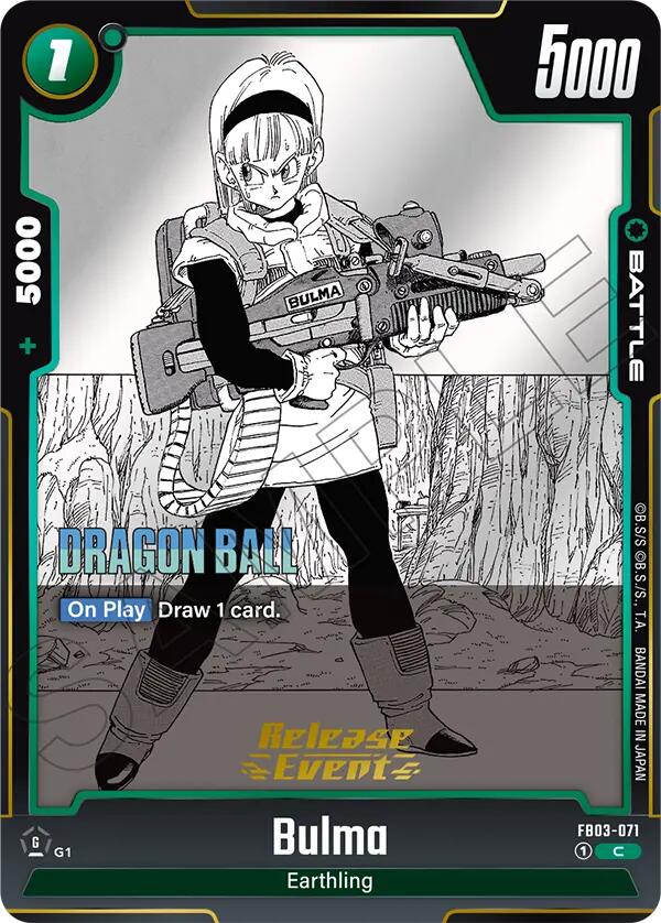Bulma (FB03-071) [Manga Booster 02 Release Event Cards] | Devastation Store