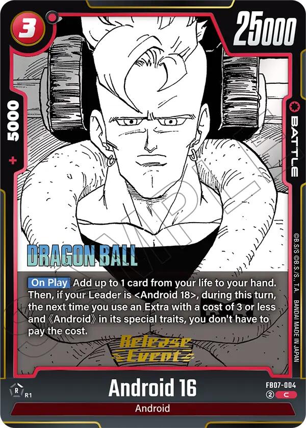 Android 16 [Manga Booster 02 Release Event Cards] | Devastation Store