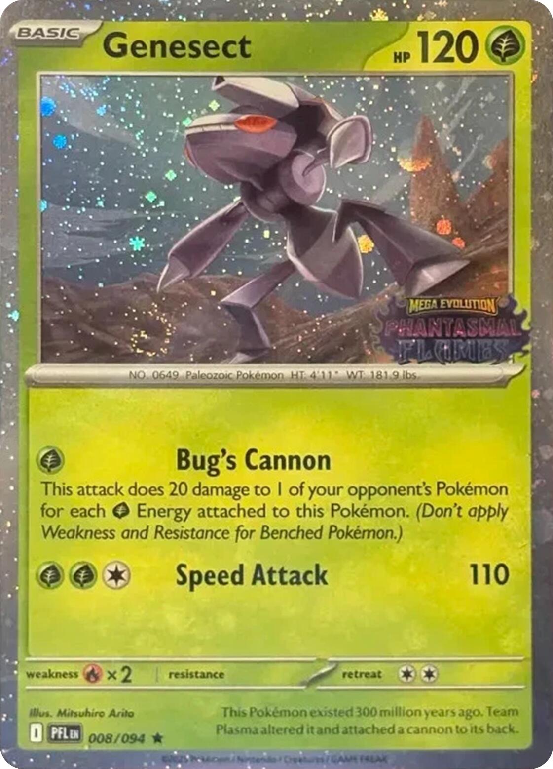 Genesect (008/094) (Cosmos Holo) (Best Buy Exclusive) [Miscellaneous Cards] | Devastation Store