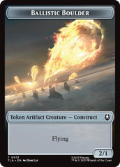 Ballistic Boulder // Soldier (0011) Double-Sided Token [Avatar: The Last Airbender Tokens] | Devastation Store