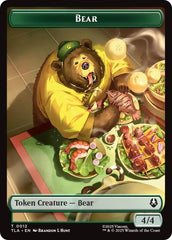 Bear // Food (0020) Double-Sided Token [Avatar: The Last Airbender Tokens] | Devastation Store