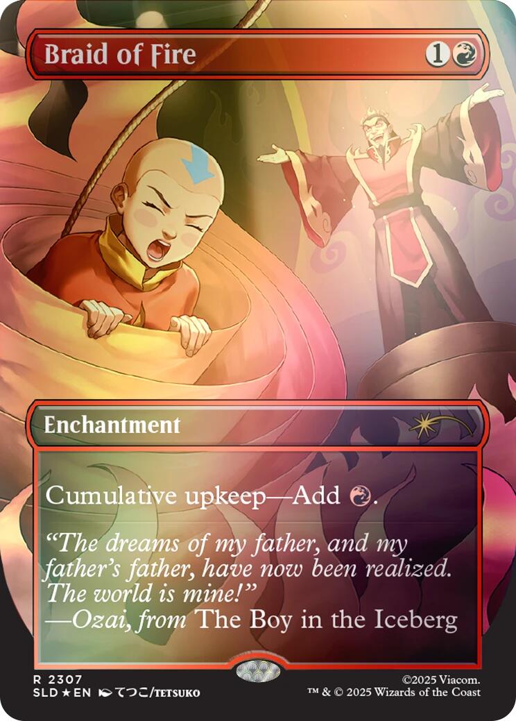 Braid of Fire (2307) (Rainbow Foil) [Secret Lair Drop Series] | Devastation Store