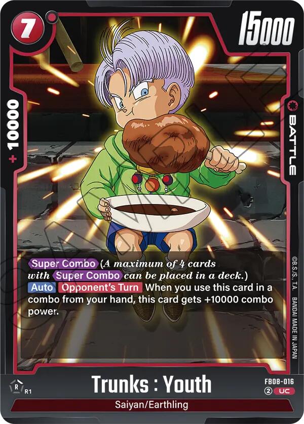 Trunks : Youth (FB08-016) [Saiyan's Pride] | Devastation Store