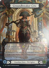 Groundbreaker Crix [HER155] (Promo)  Cold Foil | Devastation Store