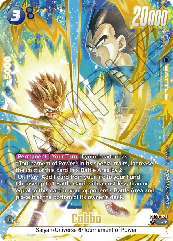 Cabba (FB08-029) (Alternate Art) [Saiyan's Pride] | Devastation Store