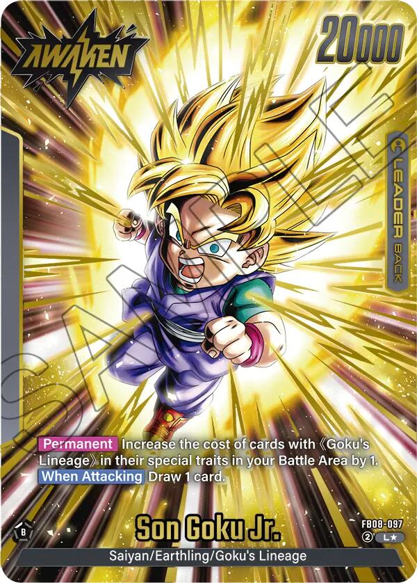 Son Goku Jr. (FB08-097) (Alternate Art) [Saiyan's Pride] | Devastation Store