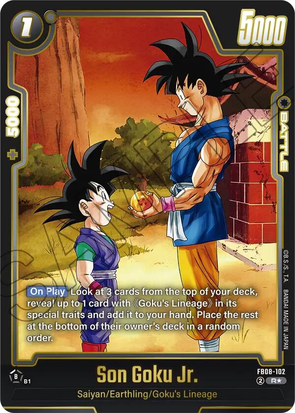 Son Goku Jr. (FB08-102) (Alternate Art) [Saiyan's Pride] | Devastation Store