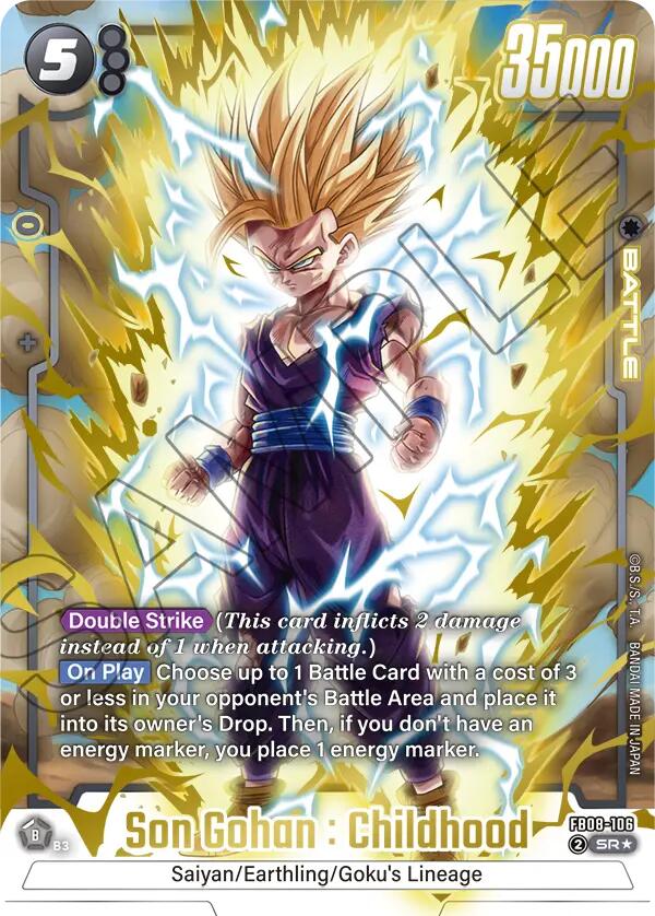 Son Gohan : Childhood (FB08-106) (Alternate Art) [Saiyan's Pride] - Devastation Store | Devastation Store