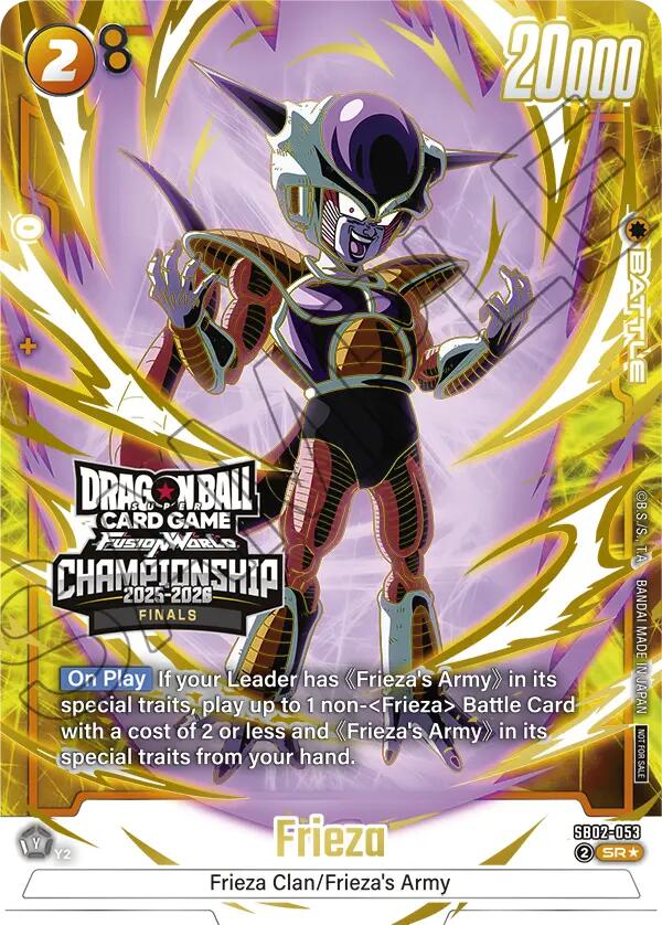 Frieza (SB02-053) (Championship 2025-2026 Finals) [Fusion World Tournament Cards] | Devastation Store