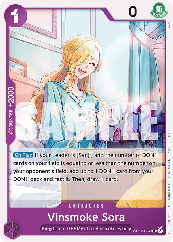 Vinsmoke Sora (Tournament Pack 2026 Vol. 1) [One Piece Promotion Cards] | Devastation Store