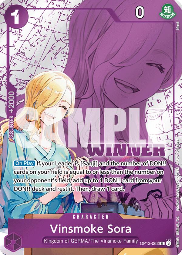 Vinsmoke Sora (Winner Pack 2026 Vol. 1) [One Piece Promotion Cards] | Devastation Store