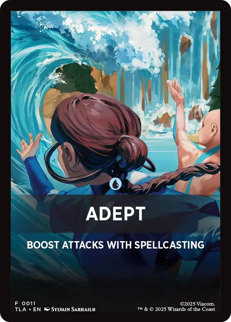 Adept Theme Card [Avatar: The Last Airbender Tokens] | Devastation Store