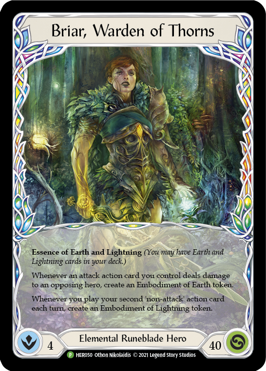 Briar, Warden of Thorns [HER050] (Promo)  Rainbow Foil | Devastation Store
