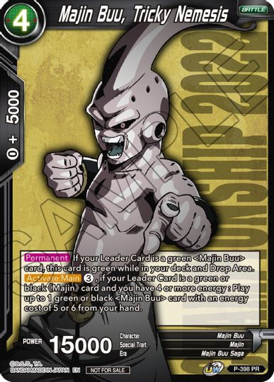 Majin Buu, Tricky Nemesis (P-398) [Promotion Cards] | Devastation Store