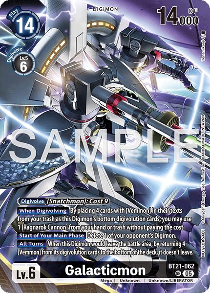 Galacticmon [BT21-062] (2026 Dash Pack Campaign) (Alternate Art - Japanese) [World Convergence] | Devastation Store