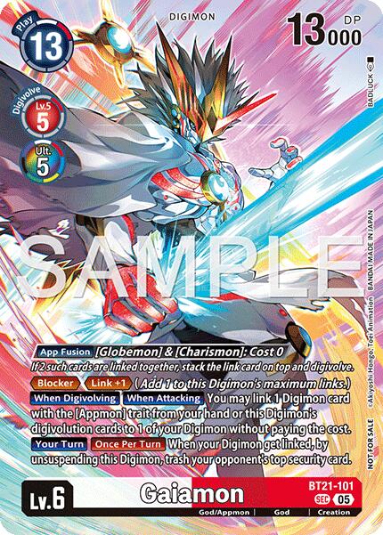 Gaiamon [BT21-101] (2026 Dash Pack Campaign) (Alternate Art - Chinese) [World Convergence] | Devastation Store
