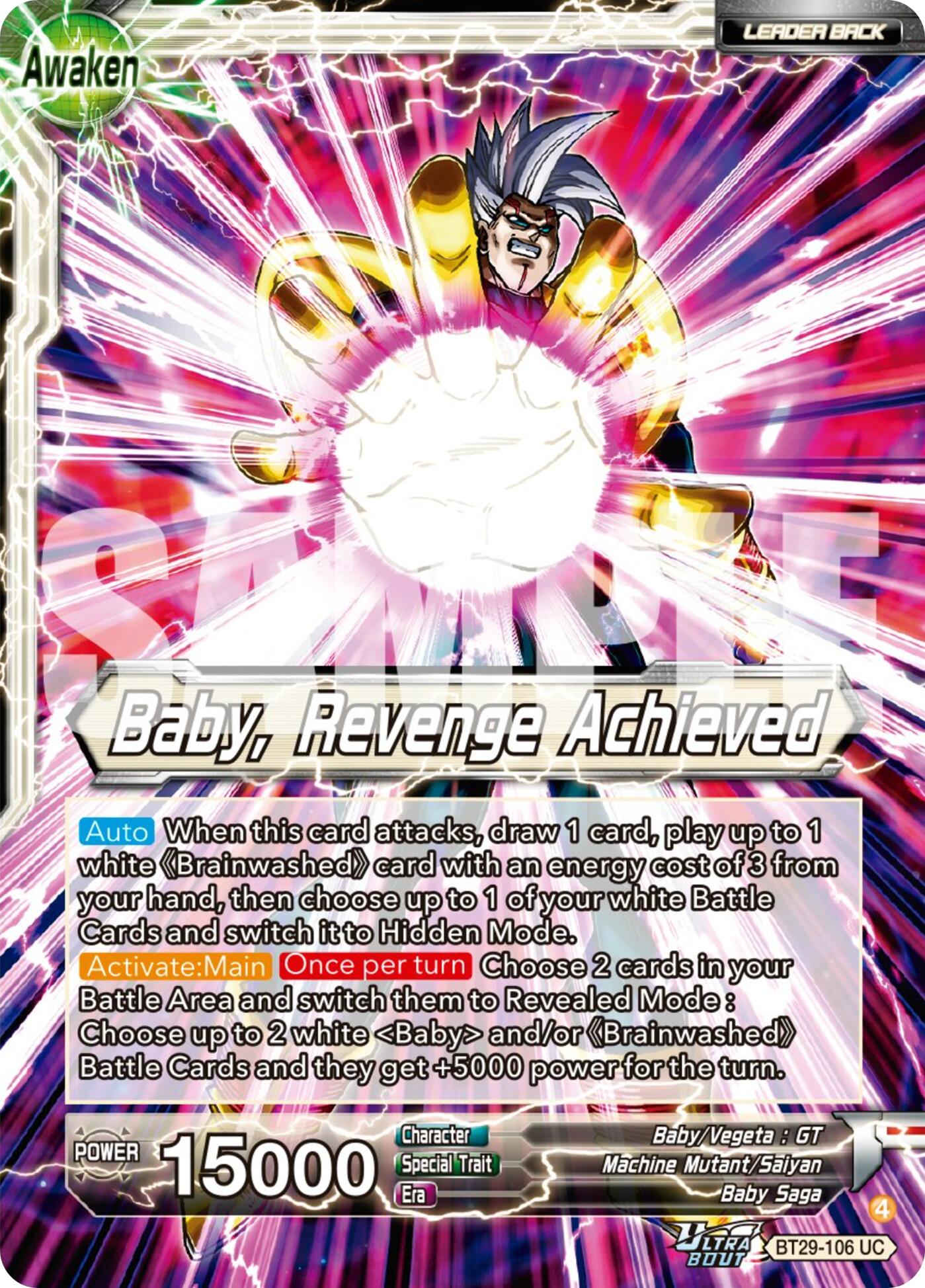 Baby // Baby, Revenge Achieved (BT29-106) [Fearsome Rivals] | Devastation Store