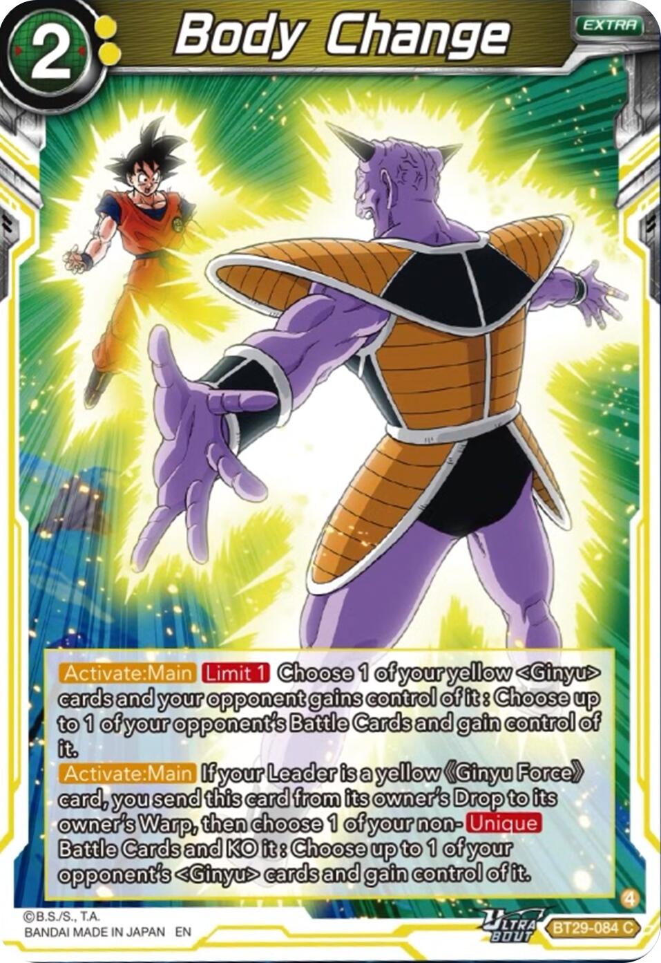 Body Change (BT29-084) [Fearsome Rivals] | Devastation Store