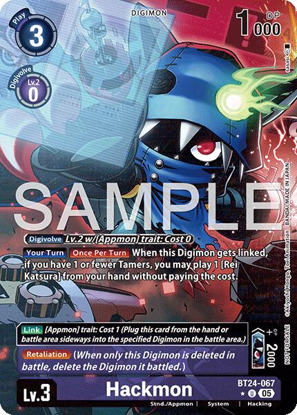 Hackmon [BT24-067] (Box Topper) [Time Stranger] | Devastation Store