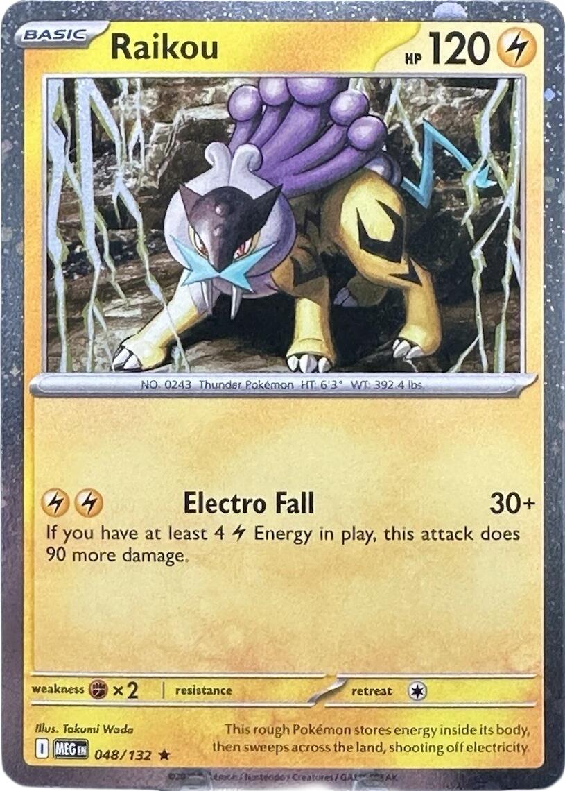 Raikou (048/132) (Cosmo Holo) [Mega Evolution: Base Set] | Devastation Store