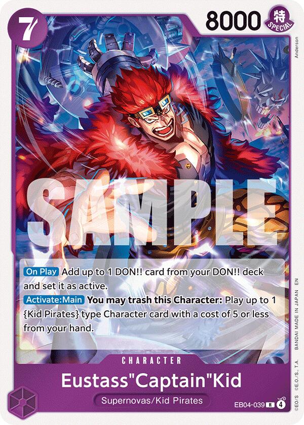 Eustass"Captain"Kid (EB04-039) [The Azure Sea's Seven] | Devastation Store