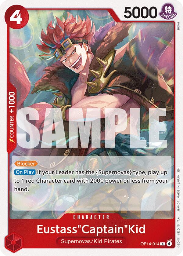 Eustass"Captain"Kid (OP14-014) [The Azure Sea's Seven] | Devastation Store